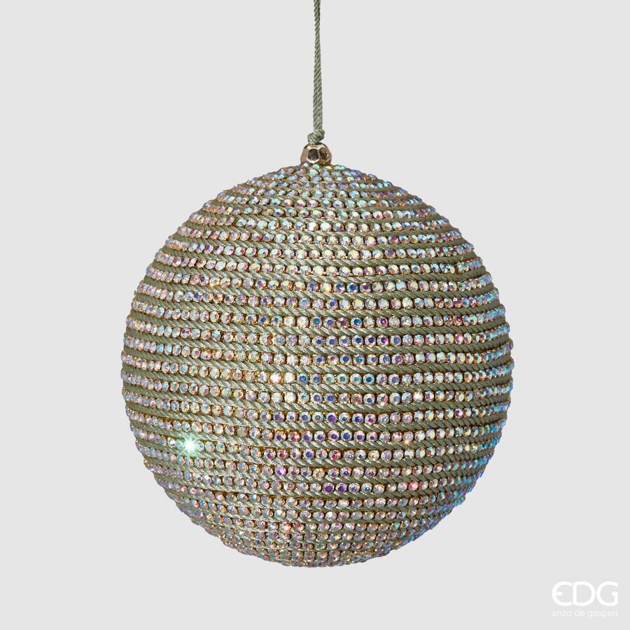 edg enzo de gasperi edg enzo de gasperi palla diamond new di natale d 12 cm silver ean 8059824282583