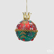 edg enzo de gasperi edg enzo de gasperi pallina di natale boheme d 8 cm h 11 cm in vetro rosso verde