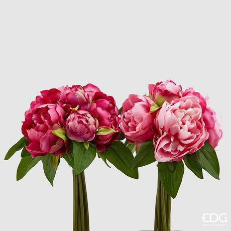 edg enzo de gasperi edg enzo de gasperi peonia olis 9 pz violet fiori artificiali decorativi assortiti design elegante 1 pz ean 8059824991171