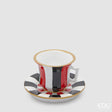 edg enzo de gasperi edg enzo de gasperi portacandela tazza natale h 75 cm d 12 cm white black ean 8059824560681