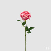 EDG Enzo De Gasperi Rosa Zweig mit Blättern H 50 cm Künstliche Pflanze Rosa