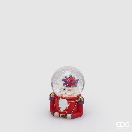 edg enzo de gasperi edg enzo de gasperi sfera acqua soldatino di natale h 65 cm d 5 cm multicolor ean 8059824285904
