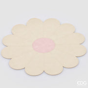 EDG Enzo De Gasperi Platzdeckchen Margherita Ø 38 cm PVC Weiß Rosa