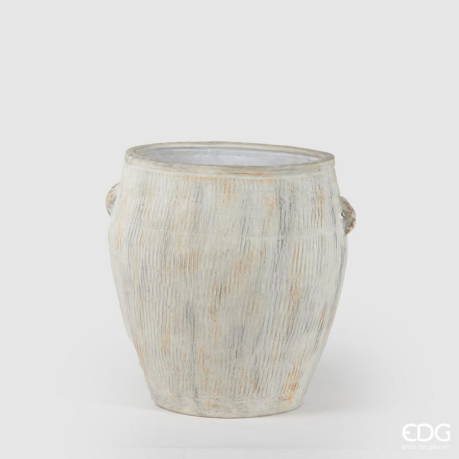 edg enzo de gasperi edg enzo de gasperi vaso anfora con manici 69 x 46 cm h 62 cm grey vaso decorativo design classico per interni ed esterni ean 8059824145260
