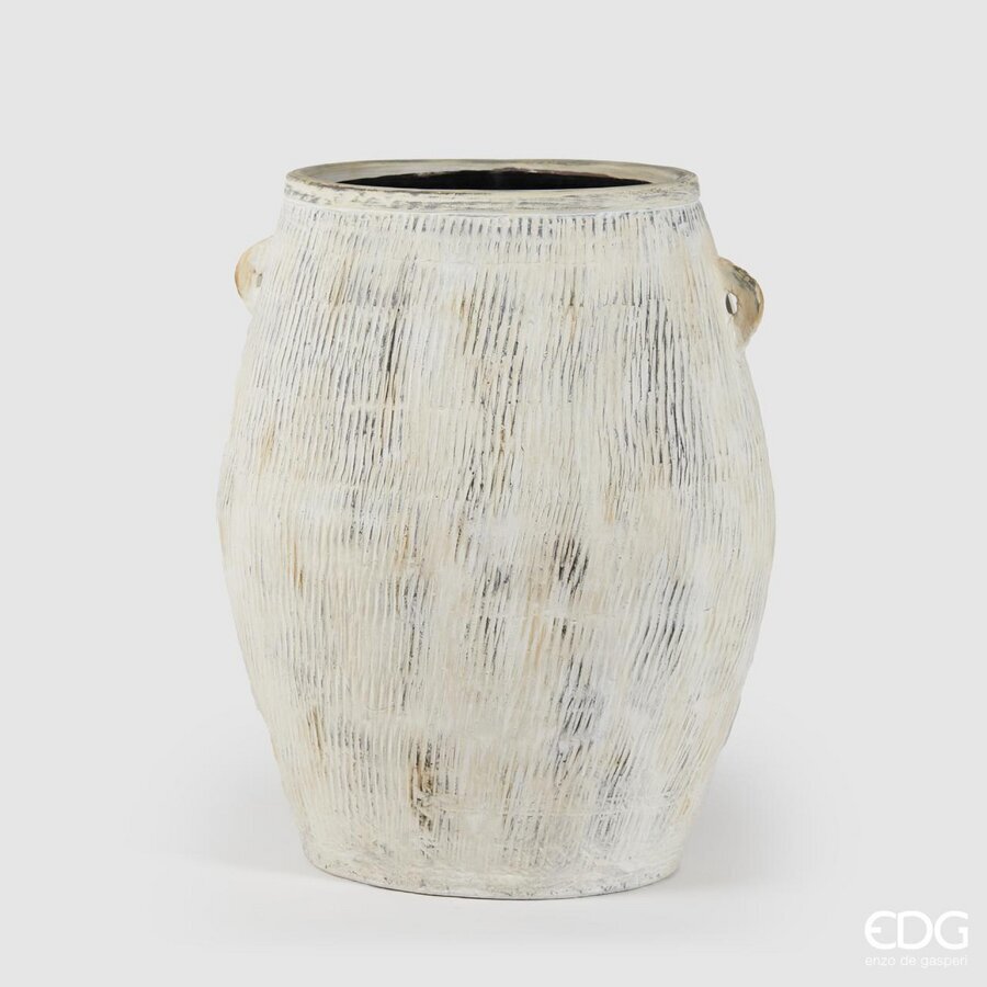 edg enzo de gasperi edg enzo de gasperi vaso anfora con manici 69 x 52 cm h 81 cm grey vaso decorativo design classico per interni ed esterni ean 8059824145253
