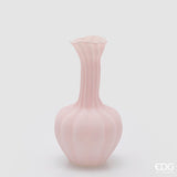 edg enzo de gasperi edg enzo de gasperi vaso flow sinuoso h 31 cm d 17 cm waterproof vetro satinato rosa ean 8059824630537