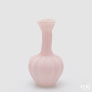 EDG Enzo De Gasperi Vase Flow Sinuoso H 31 Cm D 17 Cm Waterproof Satiniertes Glas Rosa