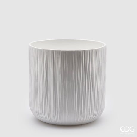 edg enzo de gasperi edg enzo de gasperi vaso gen h 205 cm d 205 cm ceramica waterproof colore bianco ean 8059824299017