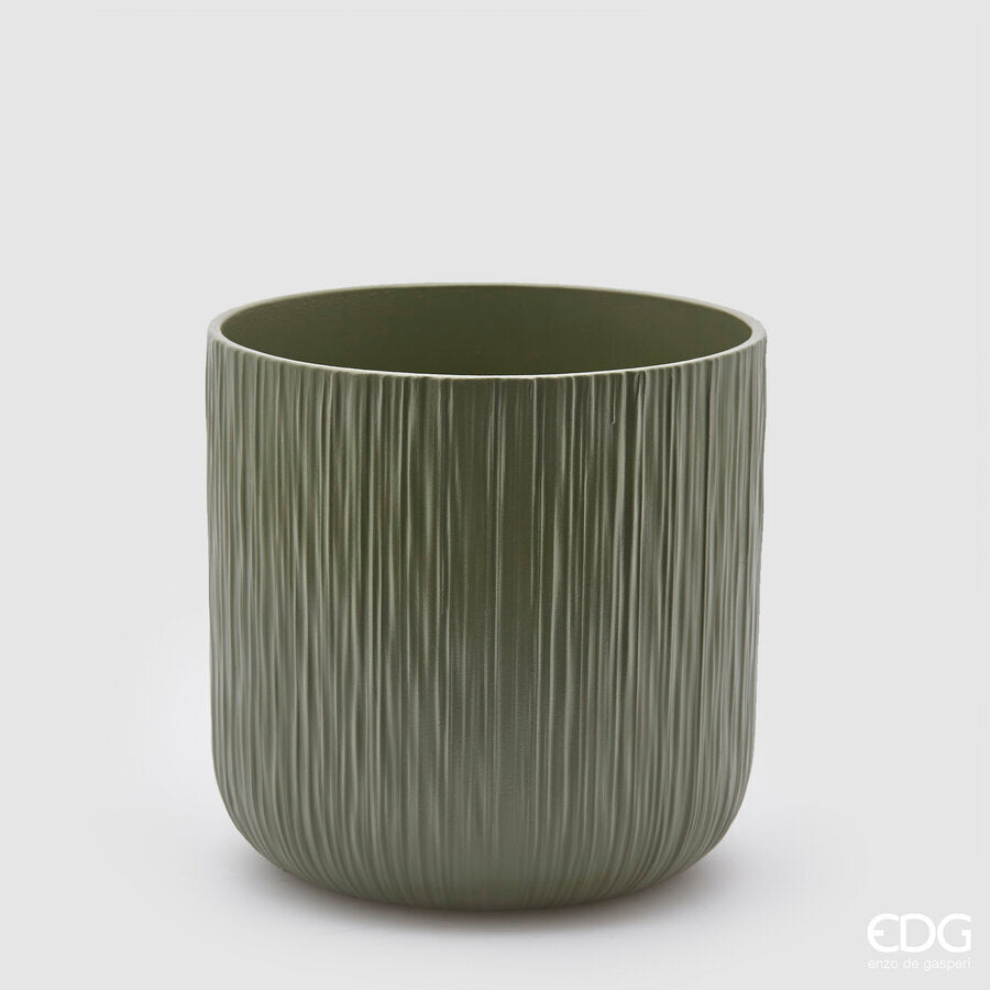 edg enzo de gasperi edg enzo de gasperi vaso gen h 205 cm d 205 cm ceramica waterproof colore salvia ean 8059824284402