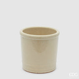edg enzo de gasperi edg enzo de gasperi vaso glaze cilindro h 18 cm d 18 cm ceramica waterproof colore avorio ean 8059824377043