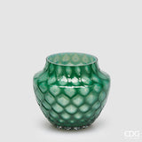 edg enzo de gasperi edg enzo de gasperi vaso honeycomb nido dape h 17 cm d 20 cm vetro waterproof verde ean 8059824609779