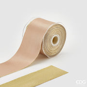 EDG Enzo De Gasperi Weihnachtsband Classic 60 Mm 10 Mt 2 - Face Gold