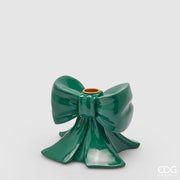 EDG Enzo De Gasperi Kerzenhalter Schleife H 11 cm B 13 cm T 13 cm Grün