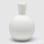 EDG Enzo De Gasperi Vaso Ampolla H 48 Cm D 34 Cm Bianco