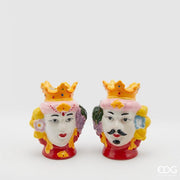 EDG Enzo De Gasperi Vasenkopf Sizilien H 13 Cm Er oder Sie 1 St Rosa