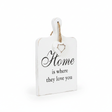 Servi aperitivi con stile con il tagliere legno shabby chic Etm Arles, 19×12 cm. Ottimo come bomboniera o regalo. 