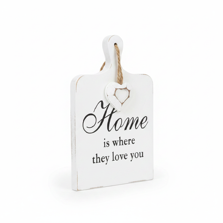 Servi aperitivi con stile con il tagliere legno shabby chic Etm Arles, 19×12 cm. Ottimo come bomboniera o regalo. 