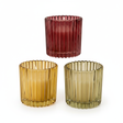 Candela in vetro colorato Etm Color Verre H 9 cm, venduta singolarmente. Decorazione e bomboniera per cerimonie ed eventi.