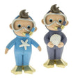Statuina decorativa maxi bambino sub Etm H.31 cm: bomboniera e decorazione tema mare. Venduta singolarmente, 2 varianti.