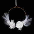 etm etm decoro cerchio 2 fiori d 20 25 cm bianco ean 8059793668449