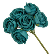 ETM Blumendekoration Dragée 4 cm Petrol 12 Stück