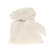 ETM Glanzstoff-Schleife Geschenktasche 10 x 12 cm Weiß 12 Stück