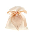 etm etm sacchetto foglia bag portaconfetti 10 x 12 cm bomboniera pesca 12 pz ean 8059793660023