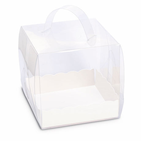 etm etm scatola pvc portaconfetti bomboniera 10 x 10 x 10 cm trasparente 12 pz ean 8059793668463