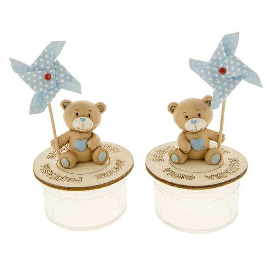 Etm Girellino Plexi Box Himmel Bonbonniere H.12 cm