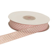 ETM Nastro Organza Pois 10 Mm 50 Mt Rosa