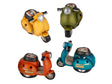 Decora con luce: Etm Speed Scooter LED in resina assortita, H 11 cm, 4 varianti colore. Bomboniera e regalo originale.