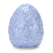 Fade Floral Egg Dekoratives Ei 13,5 x 16,5 cm Blau
