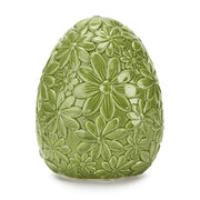 Fade Floral Egg Dekoratives Ei 13,5 x 16,5 cm Grün
