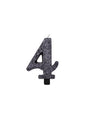 givi italia candelina glitter nero numero quattro 9 5 cm
