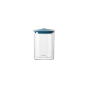 GUZZINI Rechteckiges Glas Frische & Stil 1.000 ml Glasflasche Blauer Deckel