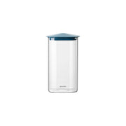 GUZZINI Rechteckiger Behälter Fresh & Style 1.300 ml Glas Blauer Deckel