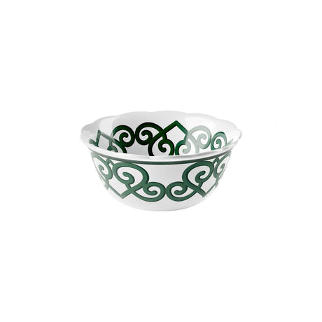 guzzini guzzini contenitore natalizio harmonia melamina d 2250 cm h 10 cm table decor bianco verde ean 8008392412687