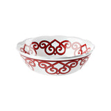 guzzini guzzini contenitore natalizio harmonia melamina d 30 cm table decor bianco rosso ean 8008392412632