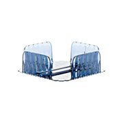 GUZZINI Serviettenvorratshalter Horizontal Vanity Bio-Based 20 x 20 cm Blau