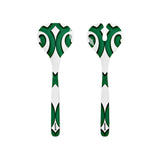 guzzini guzzini posate insalata natalizie harmonia melamina 298 x 10 cm table decor bianco verde ean 13292164