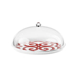 guzzini guzzini set tortiera natalizia harmonia melamina d 304 cm h 15 cm table decor bianco rosso ean 13292331