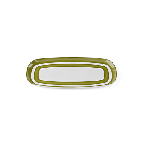 guzzini guzzini vassoio l riviera melamina 43 x 235 cm bianco verde ean 8008392427094