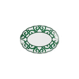 guzzini guzzini vassoio ovale piccolo natalizio harmonia melamina 365 x 27cm table decor bianco verde ean 8008392412564
