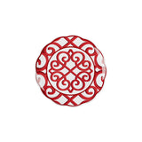 guzzini guzzini vassoio tondo grande natalizio harmonia melamina d 4550 cm table decor bianco rosso ean 8008392412847