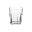 Bicchiere molato basso Guzzini Happy Hour 350 cc: design che cattura la luce, lavabile in lavastoviglie.