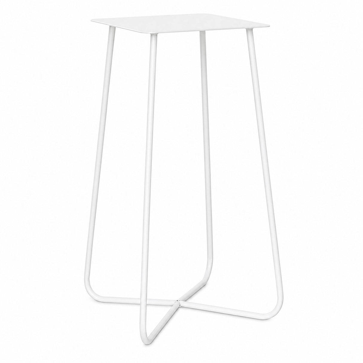 larcolaio larcolaio base tavolo aries bianco acciaio h73 cm
