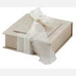 larcolaio larcolaio box liscia portaconfetti 13 x 13 x 4 cm bomboniera tortora con chiffon 1 pz ean 8059558632234