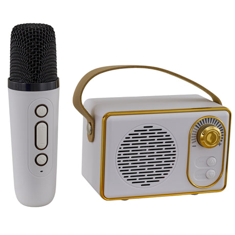 larcolaio larcolaio karaoke magic radio microfono bianco ean 8051526288672