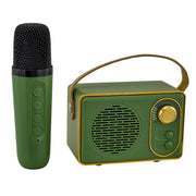 Das Zauberhaft Karaoke Magic Radio + Mikrofon Grün