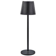 larcolaio larcolaio lampada led touch ricaricabile h 38 cm 10 x 10 cm ip54 round pro nera ean 8051526263419